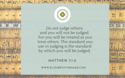 A Prayer about Not Judging Others
