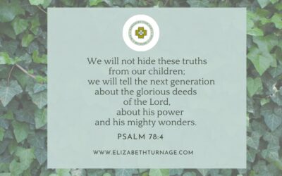 A Prayer about Remembering the Wonders of the Lord