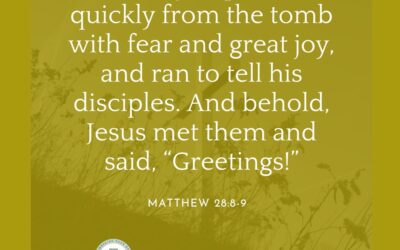 A Prayer about Joy on Easter Monday